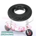 thumbnail image 3 of 2X 8 Inch Electric Scooter Tire 200X50 Solid Tire Front Rear Tire for Speedway RUIMA Mini 4 PRO,2 x Solid Tire,black, 3 of 5