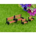 thumbnail image 6 of GARVALON Mini Dollhouse Furniture 1Set Orange PVC Micro Landscape Ornaments Chair for Miniature Garden, 6 of 8