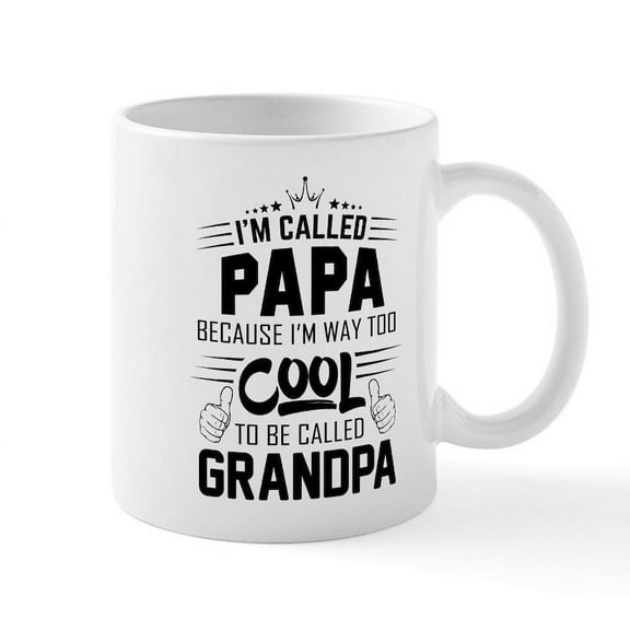 CafePress - I Am Called Papa... Mugs - 11 oz Ceramic Mug - Novelty Coffee Tea Cup