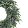 thumbnail image 4 of Holiday Time Couronne givrée de 61 cm, Vert, PE, 4 of 5