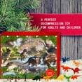 thumbnail image 3 of 24 Pcs Playset Juego Juguetes Caja de Navidad Calendario de Adviento Figuras de dinosaurios de Navidad Caja ciega para regalos SM SunniMix Calendario de adviento, 3 of 8