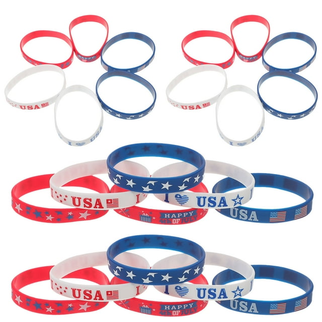 Mobutofu 36Pcs Party Wristbands For Events Assorted Color Silicone Wristwear For Friends And Family