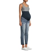 Time and Tru Maternity Straight Leg Jeans with Released Hem
