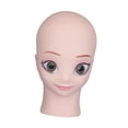 thumbnail image 4 of Xuanheng Mannequin Tête Anime Cosplay Modèle de Tête de Poupée Mignon Robuste Stable Gris Yeux, 4 of 8