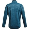 thumbnail image 2 of Under Armour Mens Armour Fleece 1/2 Zip T-Shirt Blue Note 413/Black Medium, 2 of 4