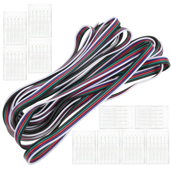 Light Bar Connector Strip Lights Lighting Accessories Solderless LED Kit Adapter for 5 Pin Connectors Stripe