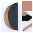 thumbnail image 2 of Unique Bargains Set of 6 PU Placemats for Kitchen Dark Curry 15*15in, 2 of 7