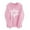 Pink, variant on Hoodies for Women Christmas Sweatshirts Snowflake Print Long Sleeve Hooded Pullover Sweatshirt
