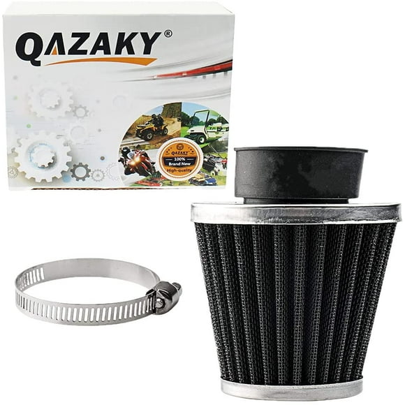 QAZAKY Universel 42mm 1,65" Filtre à Air Compatible avec 125cc 150cc 200cc 250cc GY6 Moto ATV Scooter Quad
