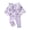 Purple, variant on KIMI BEAR 6 Months Newborn Baby Girl Outfit Set 12 Months Clothes Ruffle Long Sleeves Floral T-shirt Top Striped Bowknot Leggings Pants 2pcs Clothing Purple