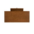 thumbnail image 4 of Linon Ashville 42" Single Drawer Mid-Century Writing Desk, Walnut, 4 of 15