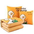 thumbnail image 5 of Pillow Quilt Dual-Purpose 2-In-1 Thickened Folding Car Pillow Air-Conditioning Quilt Nap Blanket Cushion, 5 of 21