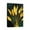Golden Line Flower-38, variant on Stunning 12X16 inch Abstract Floral Canvas Art in Black Gold Flower Wall Art Decor that Commands Attention