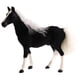 thumbnail image 2 of Figura de simulación de caballo, modelo animal, adorno para el hogar, muñeco de peluche, juguete para niños Negro, 2 of 9