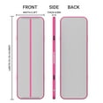 thumbnail image 2 of CHAMPIONPLUS Air Track 10ft 13ft 16ft 20ft Inflatable Air Tumble Track Gymnastics Tumbling Mat 4in Thick Mats for Home Use/Training/Cheerleading/Water/Yoga Electric Air Pump, Pink 16ft 4in, 2 of 8