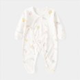 thumbnail image 2 of CAUYDY Baby Boy Going Home Outfit Newborn 3 6 9 12 18 24 Months Preemie Girls Romper Infant Long Sleeve Sleepers Fall Winter Pajamas Clothes Sizes 3-6 Months,Sky Blue, 2 of 4