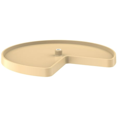 

Rev-A-Shelf 3471-28-52 Value Line 28 Pie Cut Single Shelf Lazy Susan - Almond