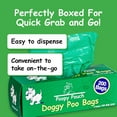 thumbnail image 2 of PP-RB-200 Universale Dog Pet Waste Bags, 200/Roll, 10 Rolls, Green, 2 of 4
