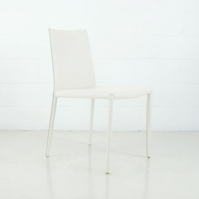Prima Chaise Latérale Moderne en Cuir - Qualité Contractuelle