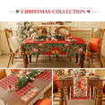 thumbnail image 3 of Softalker Christmas Tablecloth Plaid Tablecloth 60*84 inch Red Buffalo Checkered Table Cloth Rectangular Check Table Cover for Party Decoration, 3 of 8