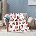thumbnail image 6 of KLL Fleece Blanket Plush Throw Blanket Cute Cat And Christmas Gift ,Soft Fuzzy Cozy Flannel Blanket for Couch Sofa Bed.(60"x50" ), 6 of 7