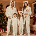 thumbnail image 5 of Christmas Matching Pajamas for Family Romper Warm Windproof Long Sleeve Cat Hooded Jumpsuit Romper Family Christmas Pjs Matching Sets, 5 of 5