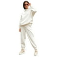 thumbnail image 5 of Lumento Sweatsuit Set for Women 2 Piece Sweatshirt & Sweatpants Hoodie Tracksuits Sportswear with Pocket, 5 of 8