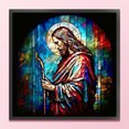 thumbnail image 3 of Hilo de bordar de algodón completo Wdftyju punto de cruz de sacerdote cristiano impreso 11CT 40x40cm, 3 of 9
