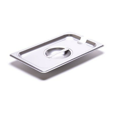 Allied Buying Corp CSTC-1400S Fourth-Size Steam Table Pan Slotted Cover 24 Gauge Stainless Steel Steamtable Pans