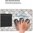 thumbnail image 5 of Gaming Mouse Pad Large Desk Mat,Desk Pad Extended Keyboard Pad,Anti-Slip Rubber Base Mouse Pad for Women Girls Work,Game,Office,Home 35.4"X15.7",Texture of Fish Scales, 5 of 6