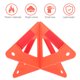 thumbnail image 4 of 2 juegos de plástico triángulo reflectante kit de seguridad de la carretera útil de la carretera de carretera de coche, 4 of 6
