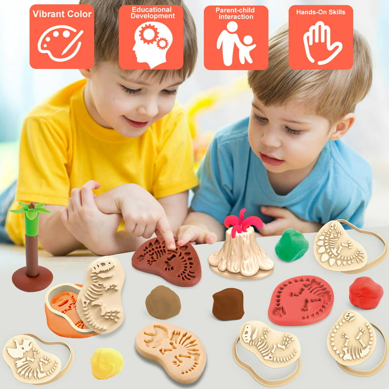  13 Piece Dough Sets for Kids Ages 4-8, Universe Theme