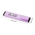 thumbnail image 2 of Unique Bargains Highlighter, Broad Point, Purple, 4 Pack, 2 of 6