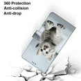 thumbnail image 4 of SaniMore for Samsung Galaxy A54 5G 6.6" 2023 PU Leather Case with Card Slots Detchable Lanyard Color Painting Luxury Pattern Flip Kickstand Shockproof Wallet Case For Galaxy A54 5G, Gray Cat, 4 of 8