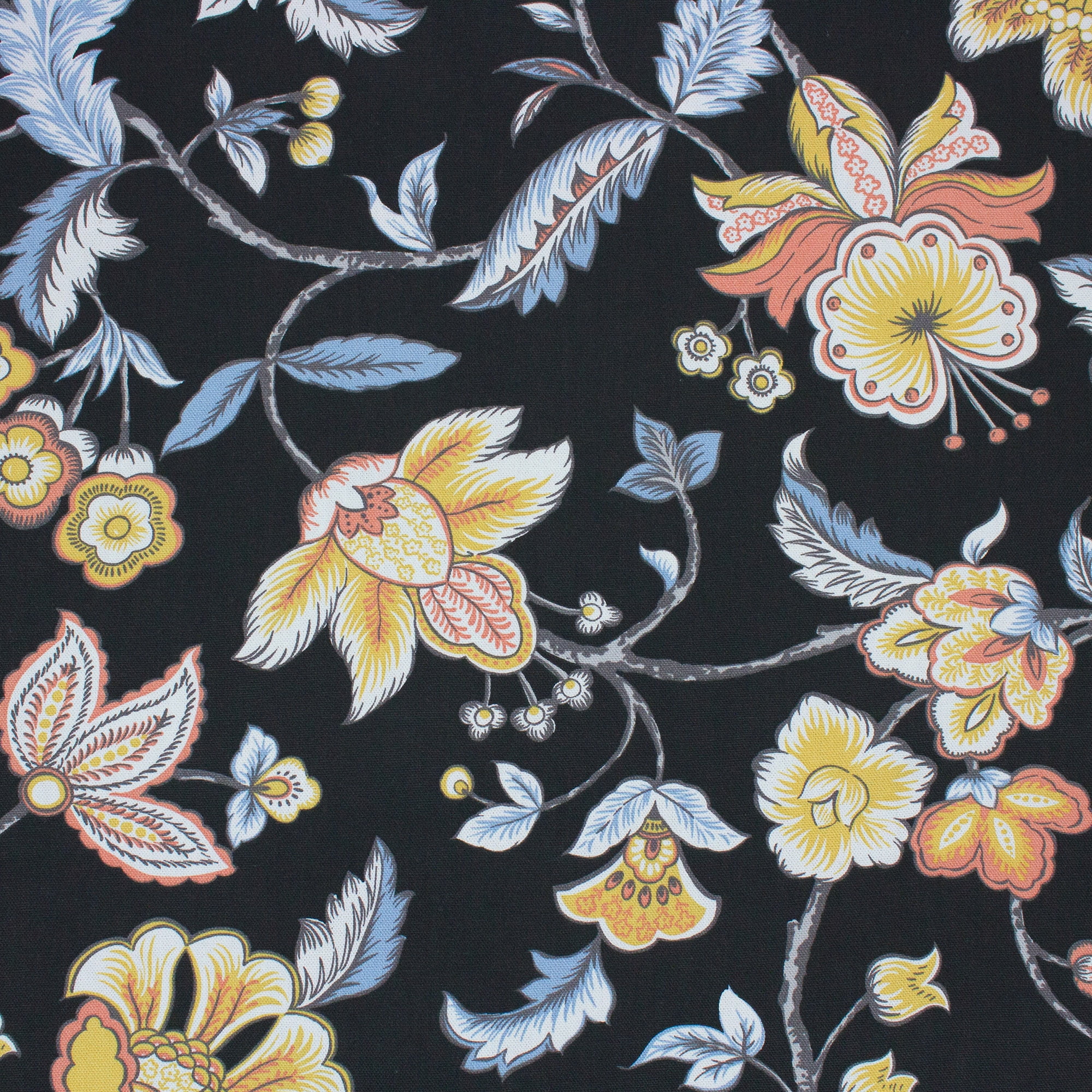 Better Homes & Gardens Gardens Color Black 8 Yards by the Bolt 100% Cotton 54" Width Fabric