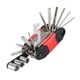 thumbnail image 3 of Herramienta multiusos para reparación de neumáticos de bicicleta, destornillador hexagonal, bolsillo para bicicleta de carretera Rojo, 3 of 9