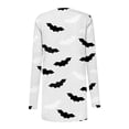 thumbnail image 5 of Women's Fashion Casual Halloween Print Medium Length Cardigan Jacket Coat, 5 of 5