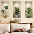thumbnail image 5 of CaiYueKe Artificial Green Plant Potted Plant Vinyl Sticker Removable Wall Decal Waterproof Adhesive For Home Office Decor Farmhouse Tropical Foliage Leaf Themed Art, 5 of 5