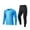 Sky Blue, variant on Kids Goalkeeper Uniform, Multicolor Long Sleeve Football Training Set, Soccer Goalie Jersey & Pants For Boys & Girls Yellow 11-12 Years