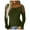 Green, variant on Teissuly Women's Sexy Off Shoulder Long Sleeve Hot Drilling Solid Shirts Blouse Tops