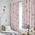 thumbnail image 5 of Blackout Kids Curtains,Pink Boho Bohemia Rainbow Hearts Pattern Childrens Insulated Curtains Set Of 2,Bedroom Essentials,Toddler Room Decor 52x84in(132x213cm), 5 of 5