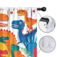 thumbnail image 4 of Blackout Kids Curtains,Cute Dinosaur Pattern Childrens Insulated Curtains Set Of 2,Bedroom Essentials,Toddler Room Decor 42x54in(106x137cm), 4 of 4