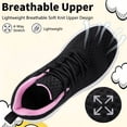 thumbnail image 5 of CZV Boys Girls Shoes Kids Sneakers with Non-Slip Breathable Lightweight Tennis Athletic Running Black Shoes for Little Kid & Big Kid, 5 of 8