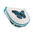 thumbnail image 2 of Funda de cabeza de palo de golf de moda perfecl con protector de cierre de PU bordado de mariposa Estilo B, 2 of 8