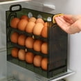thumbnail image 3 of Caja de Almacenamiento de Huevos de 30 Rejillas, Soporte para Caja de Huevos, Bandeja Organizadora de Huevos de Gran Capacidad con Asa, Contenedor de Huevos para Refrigerador, 3 of 5