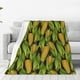 thumbnail image 1 of Fotbe Corn 2 Manta de Franela Acolchonada con Estampado, Súper Suave y Esponjosa, Extra Grande para Sofá, Cama, Uso Todo el Año-80"x60", 1 of 7