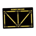 thumbnail image 1 of Tapete de entrenamiento para pasos de fútbol, tapete de Entrenamiento de fútbol con reducción de ruido, Mini tapete para puerta de campo de fútbol de Amarillo, 1 of 8