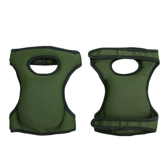 COREBAY Gardening Knee Pads Army Green Ultra Thick Memory Foam Anti-slip Adjustable Straps 2 Pack One Size