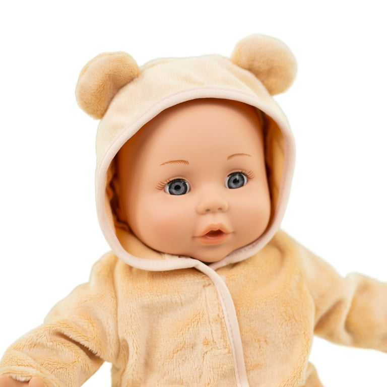 My Sweet Love Baby Doll Play Set, 14-inch Soft Body Doll, Mocha