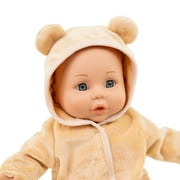 My Sweet Love Bedtime Baby Doll Play Set, Mocha and Ivory Outfit, 14-inch Doll, 6 Pieces Included